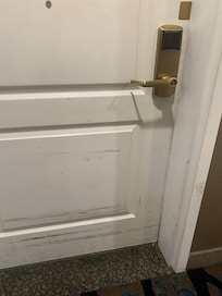 Our suite door