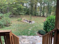 That pond / water feature was on point. Sitting on the porch and listening to that so soothing… actually took a nap.