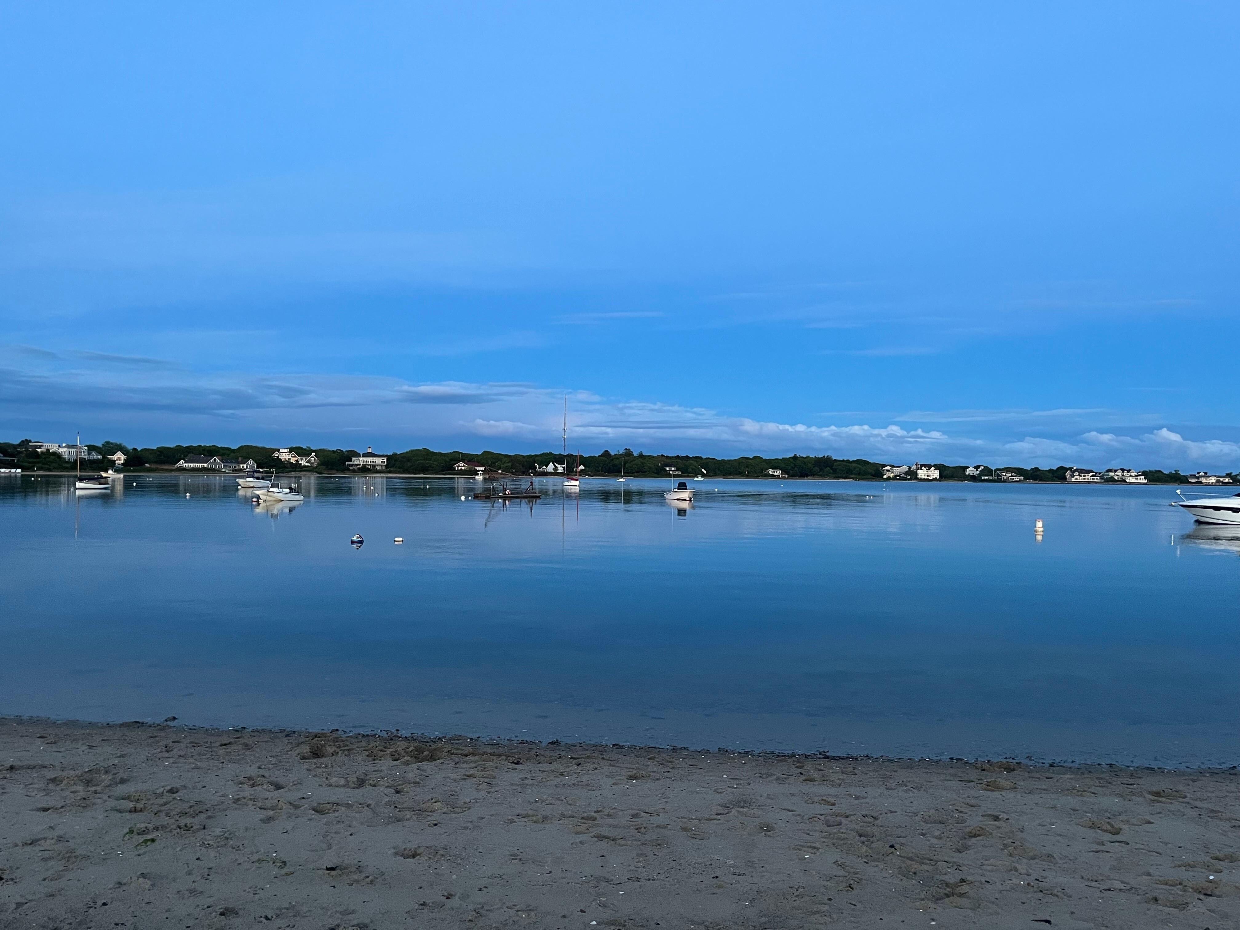 Englewood Beach at night