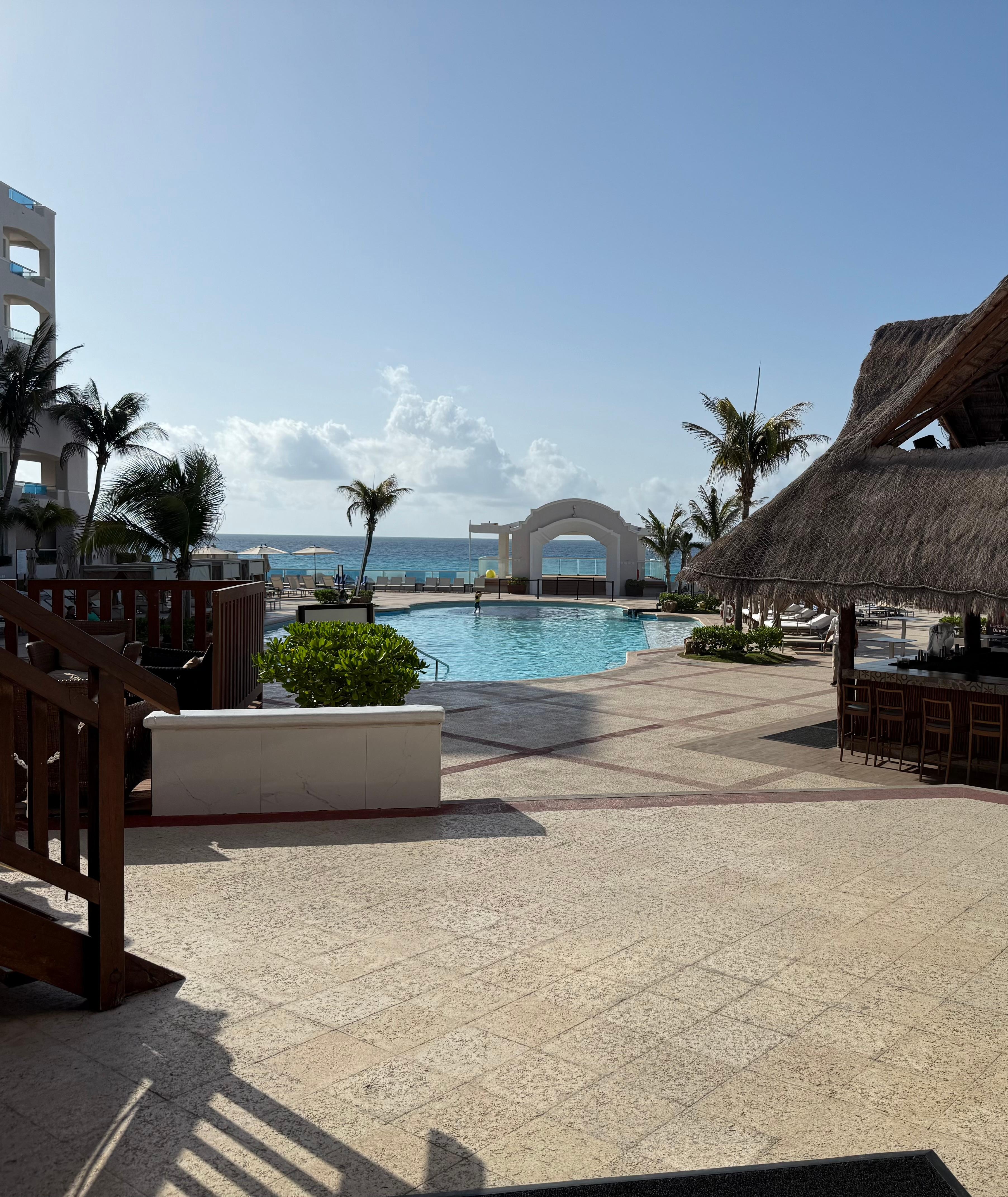 Poolside from lobby
