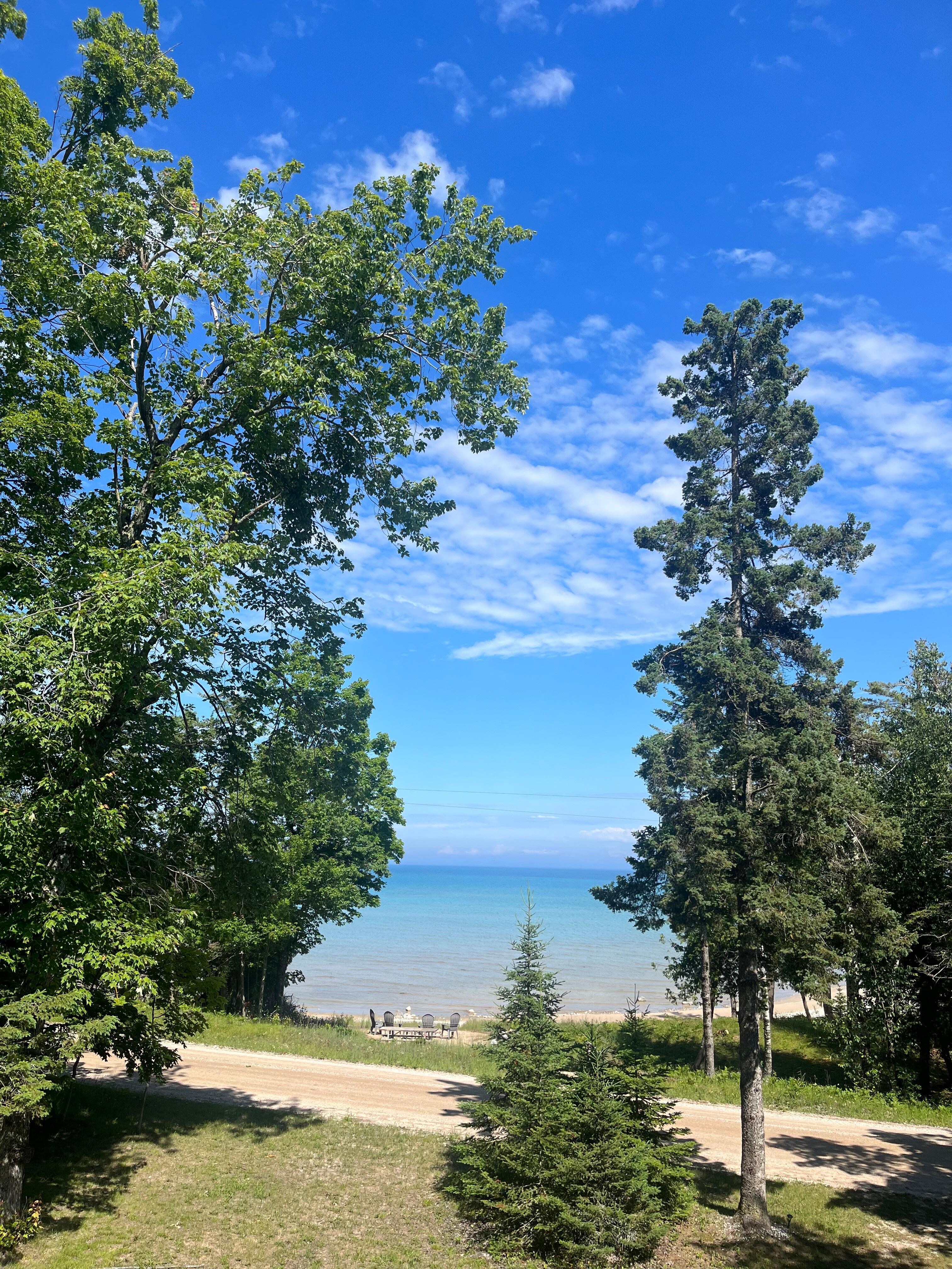 view from guest house 