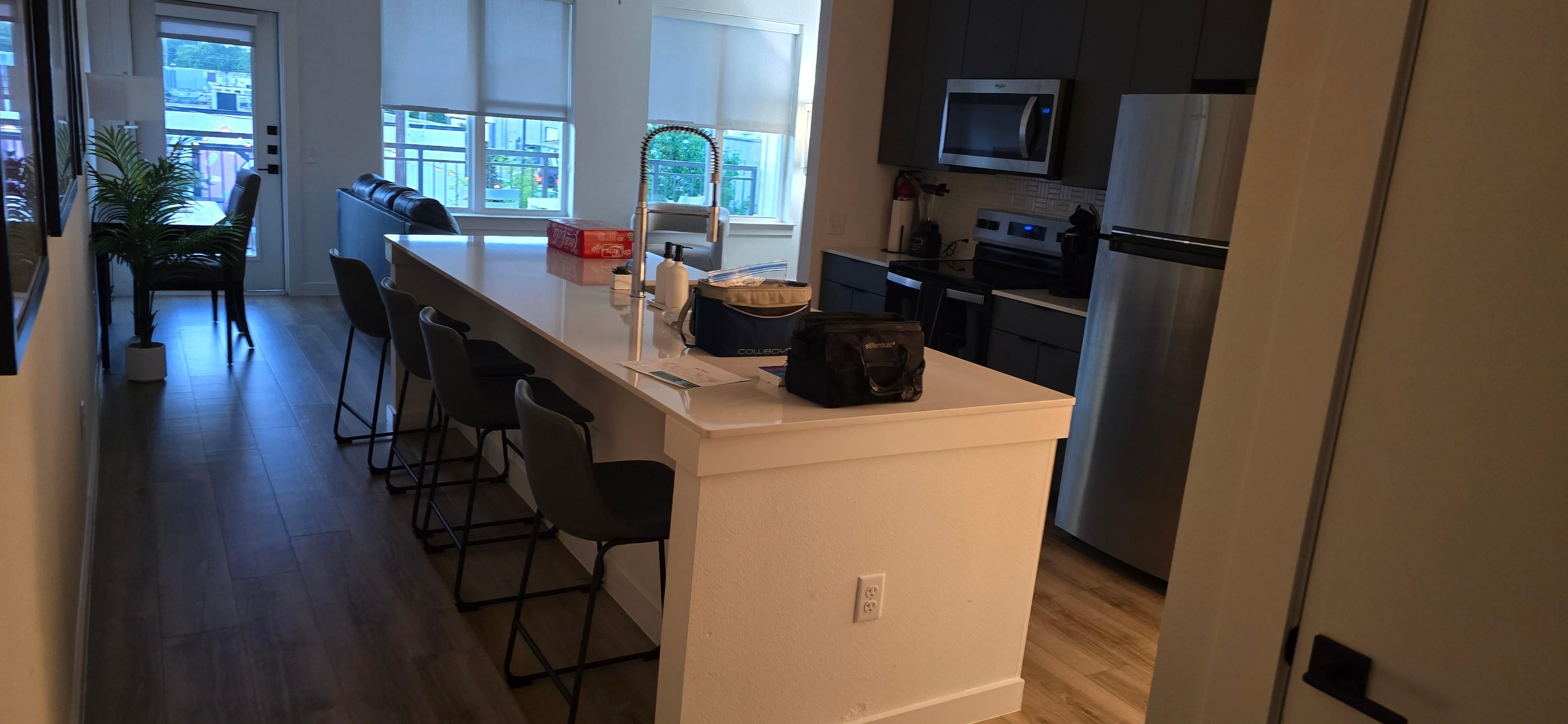View from doorway into the unit.