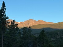 Morning view from the back deck.