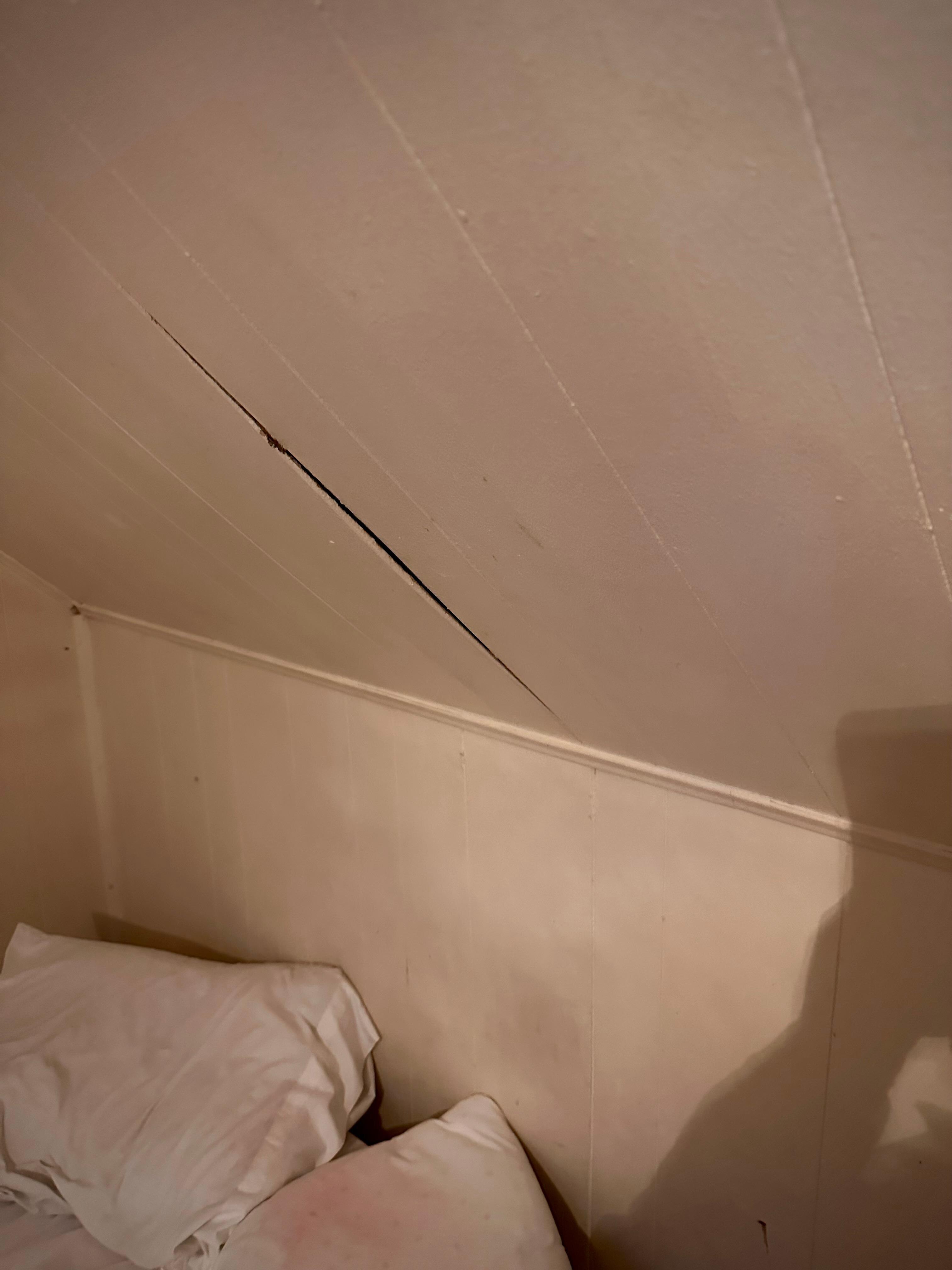 Ceiling that’s separating
