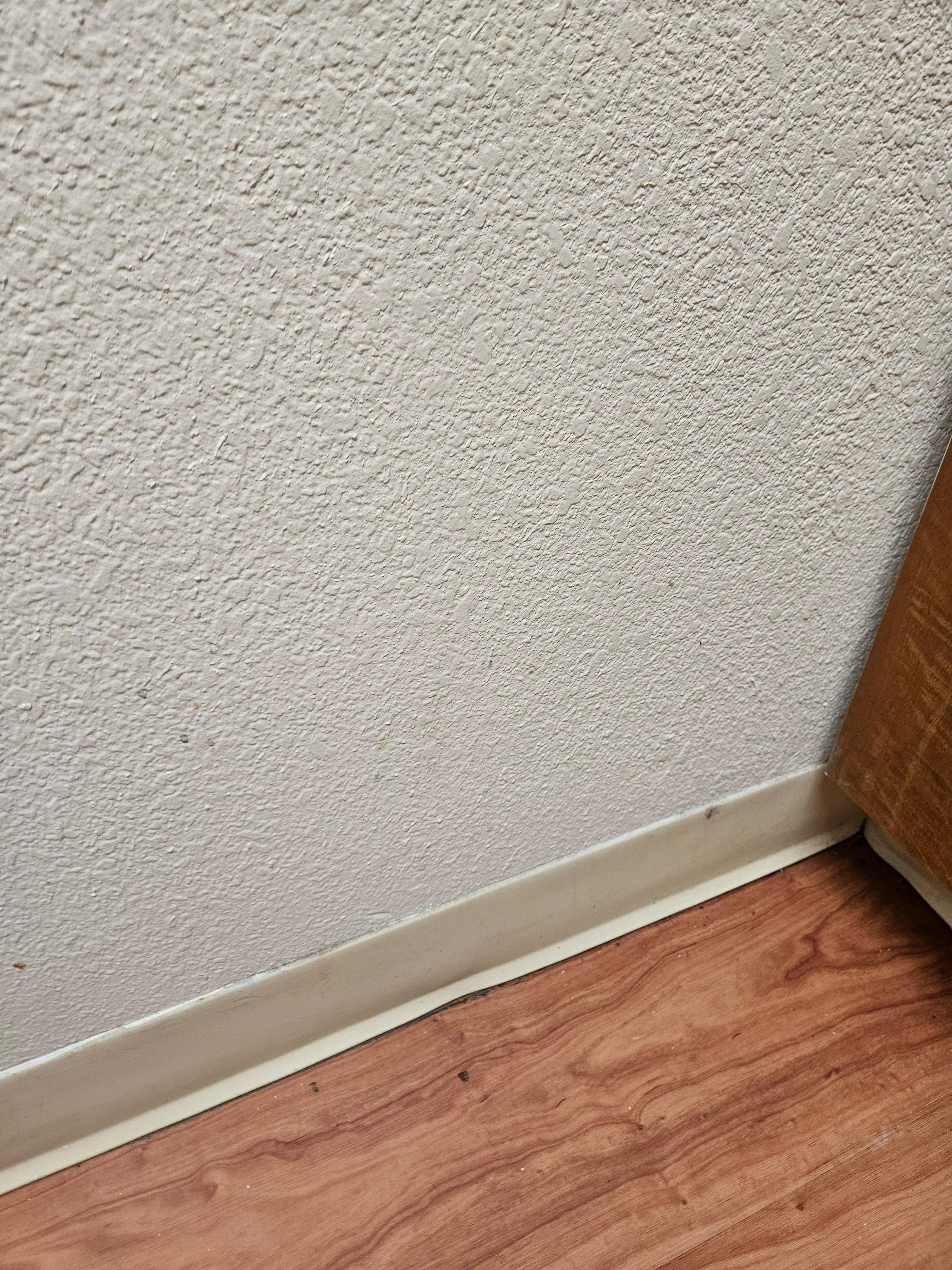 Dirty baseboard