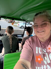 The gulf carts were the highlight of our stay!