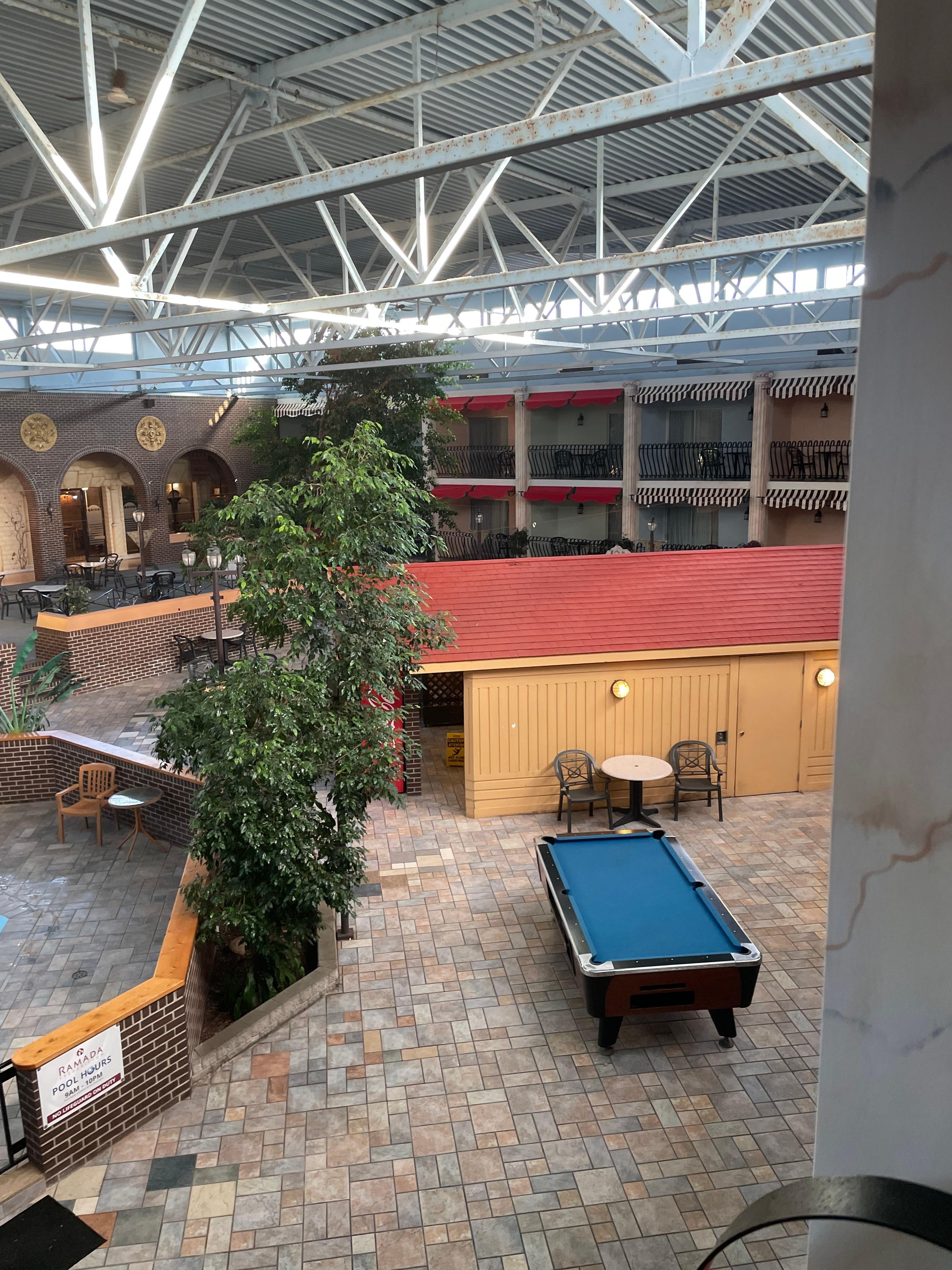 View from balcony room. 