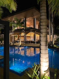 Beautiful lighting at night.