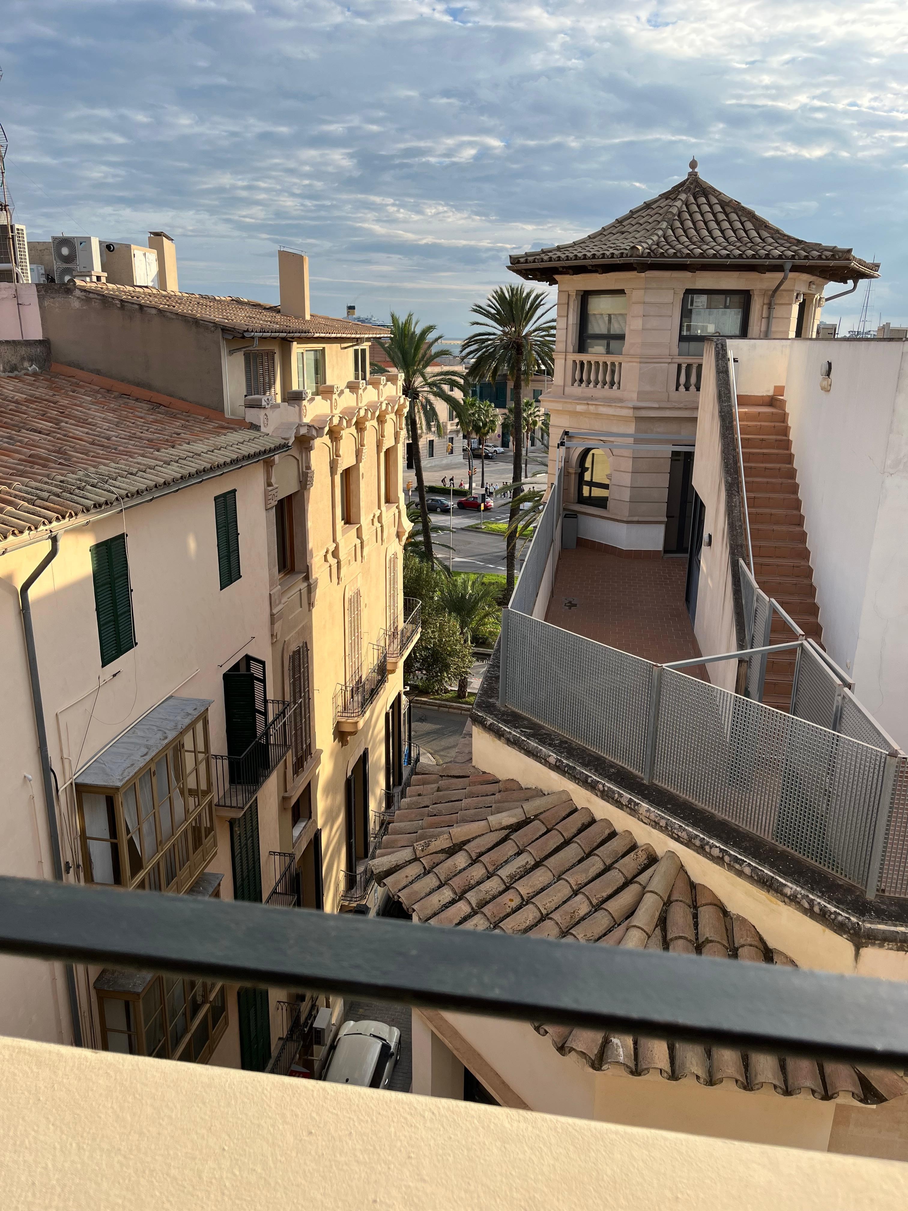 View from roof terrace