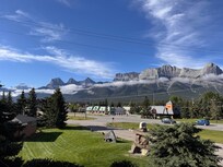 The Three Sisters from our balcony/deck