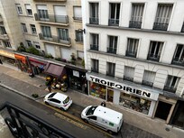 部屋からの景色。駅も近かったですが騒がしくなくてよかった