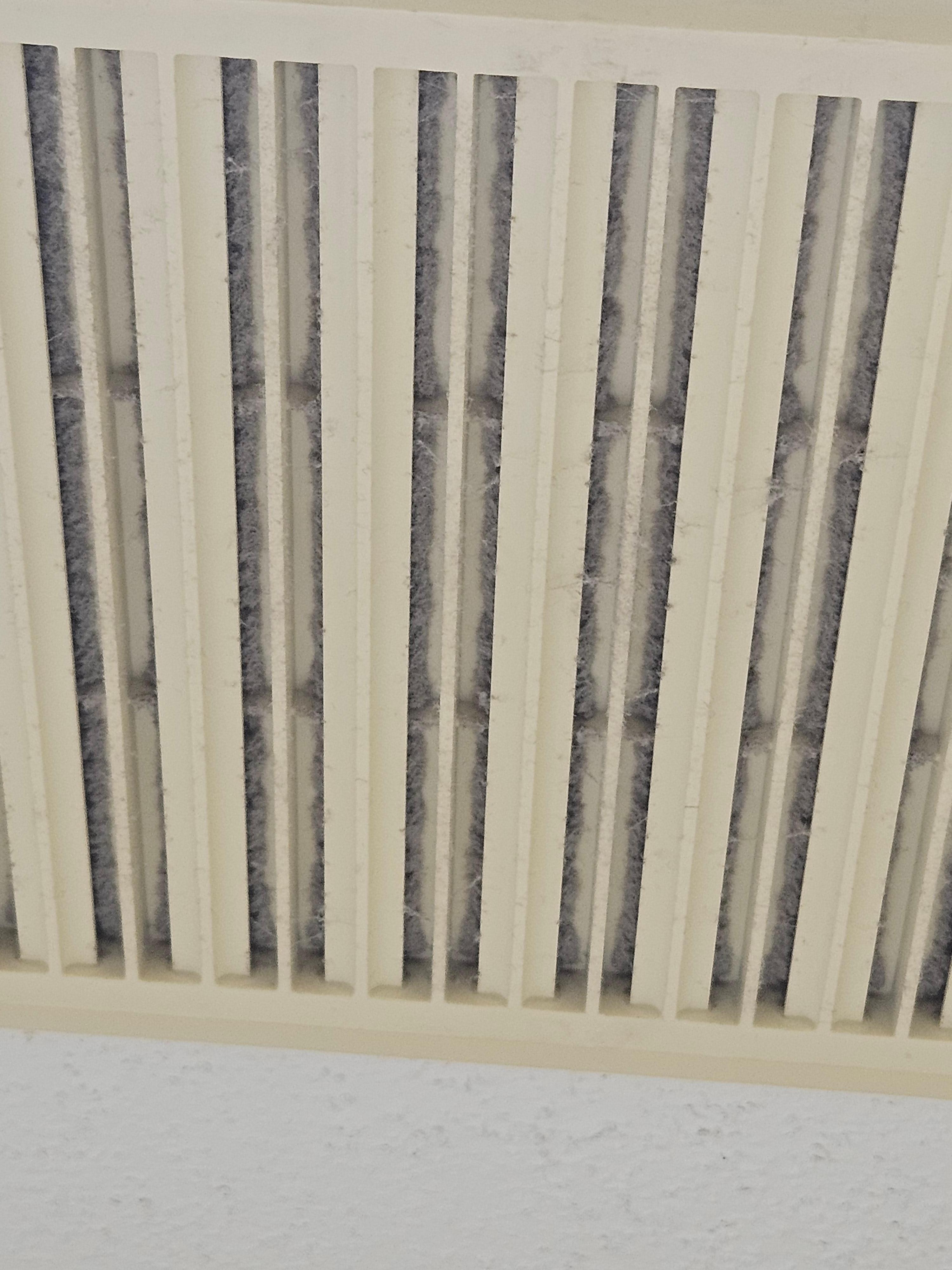 Dirty fan that blew dust chunks