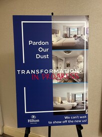 Signage on site, thank you for telling us Expedia.
