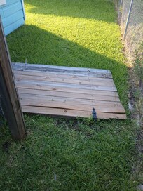 Gate on the ground