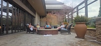 Enjoyed the roof top hot tub.