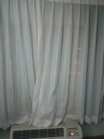 See-through "curtain"