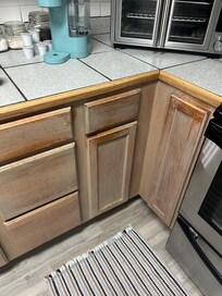 Kitchen cabinets