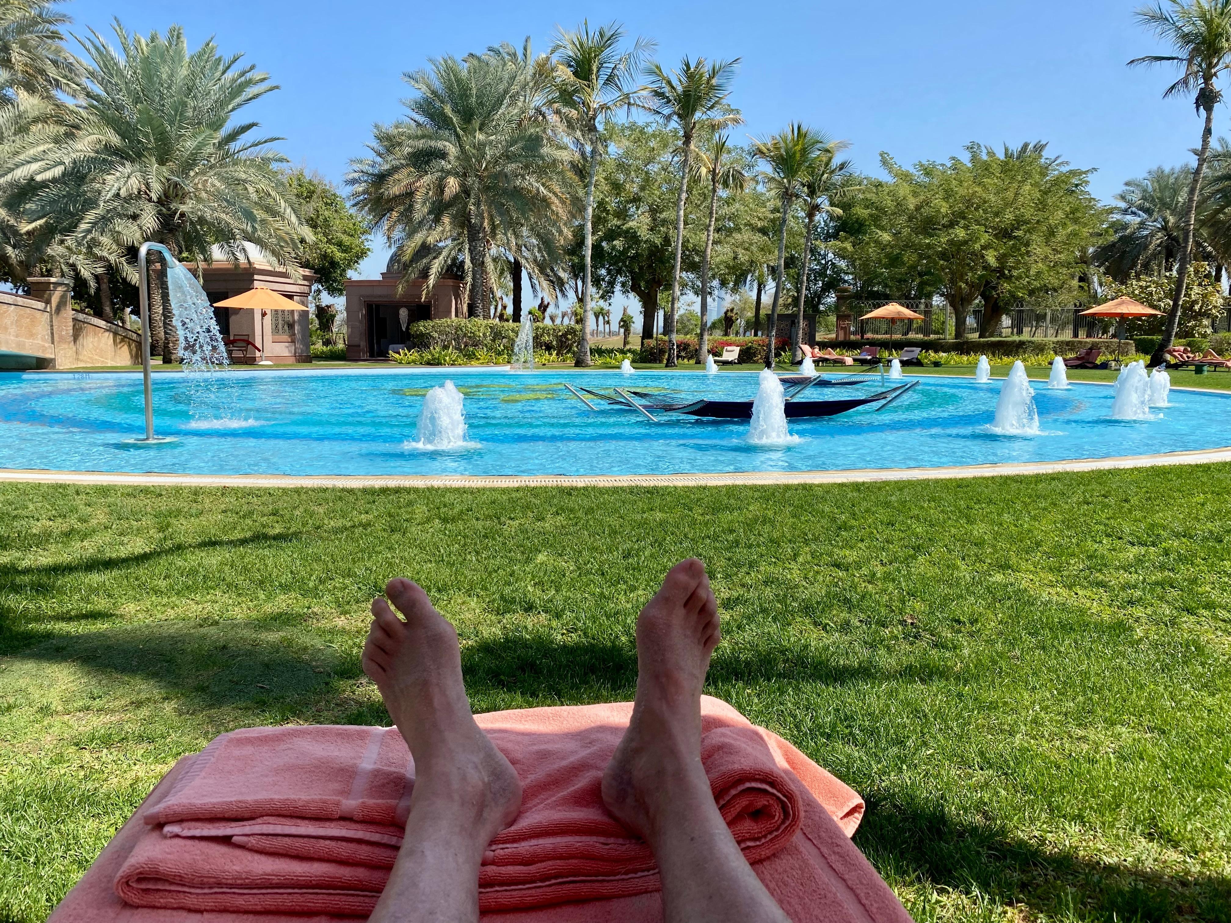 Hammocks in the water