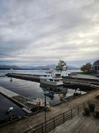 Flott utsikt fra rommet👍