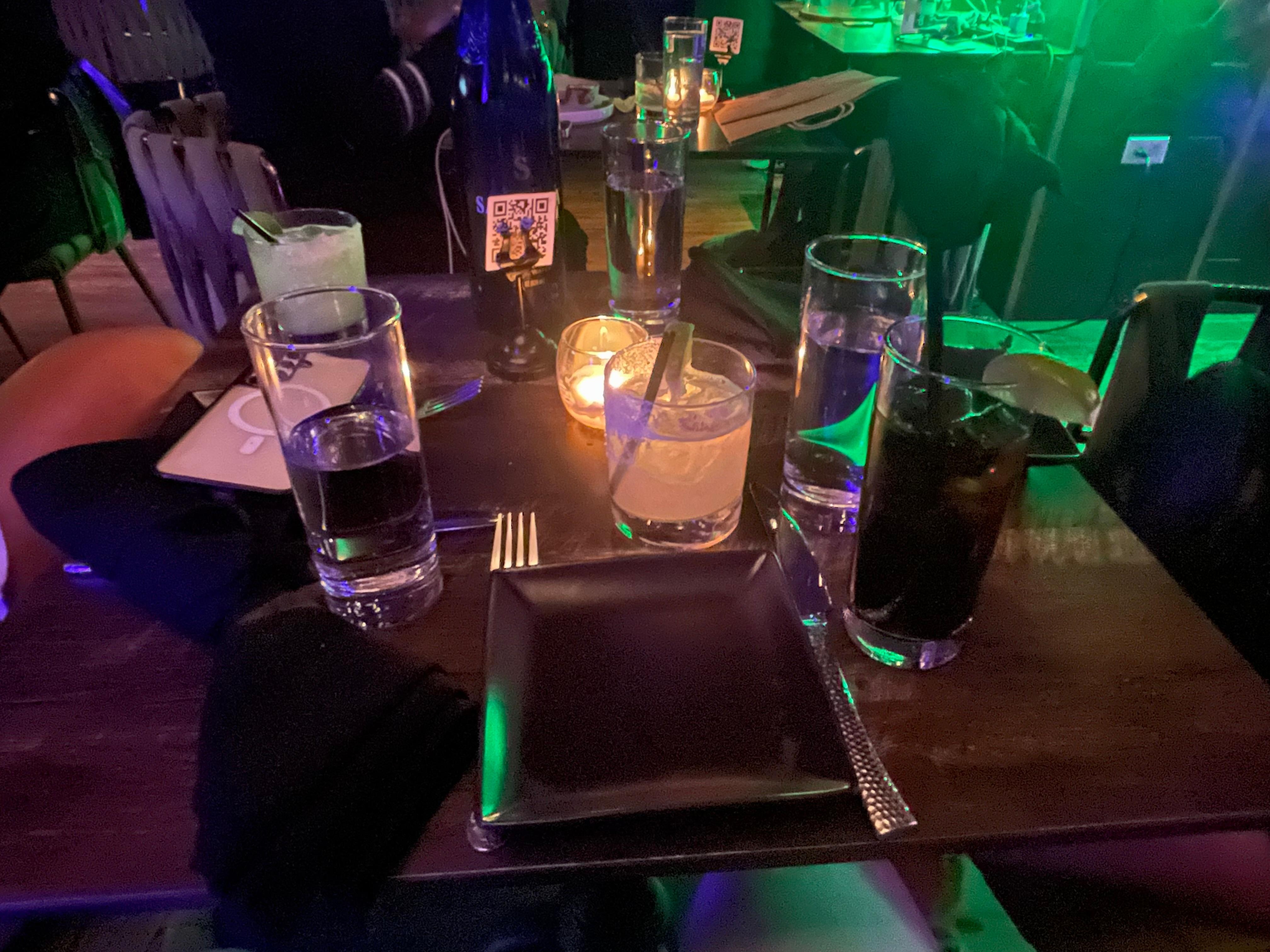 Drink and atmosphere were great.