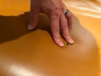 Screws in the chair that will stab you