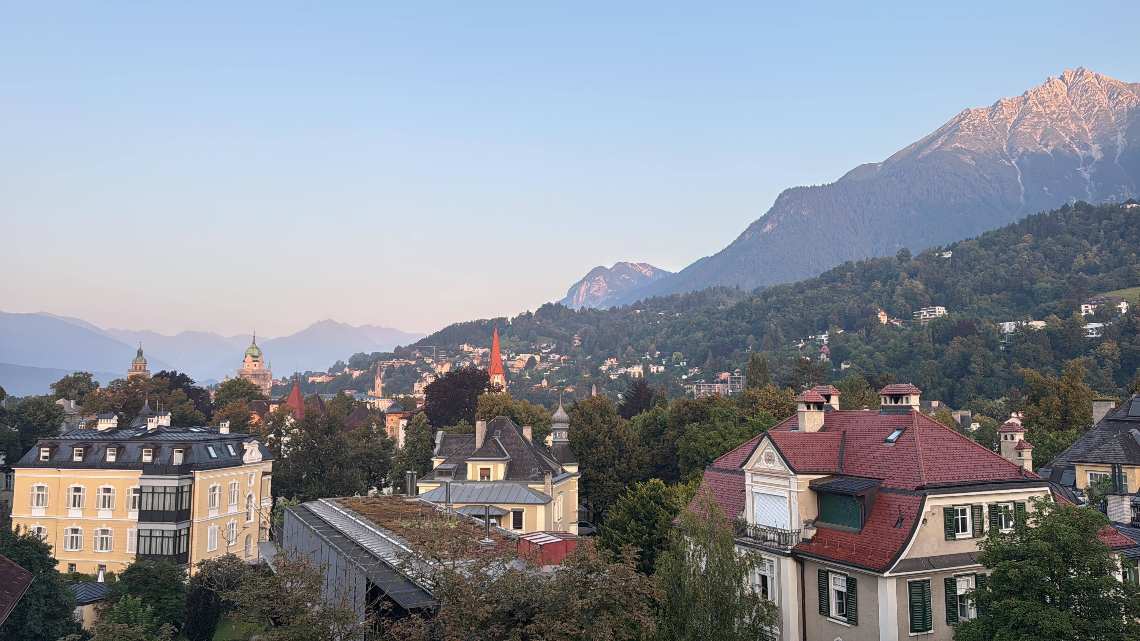 Morning view from main area