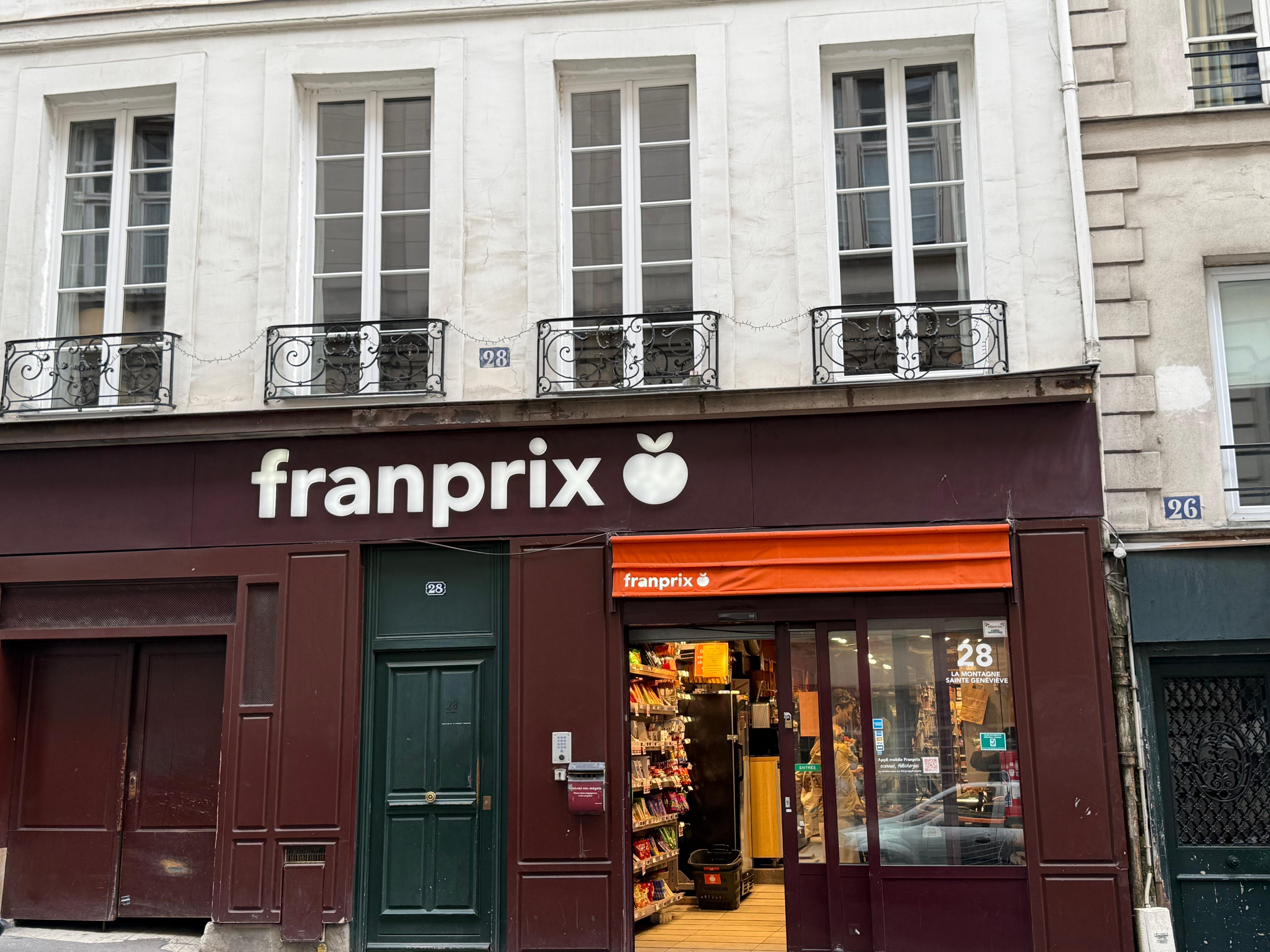 Just a few steps away.