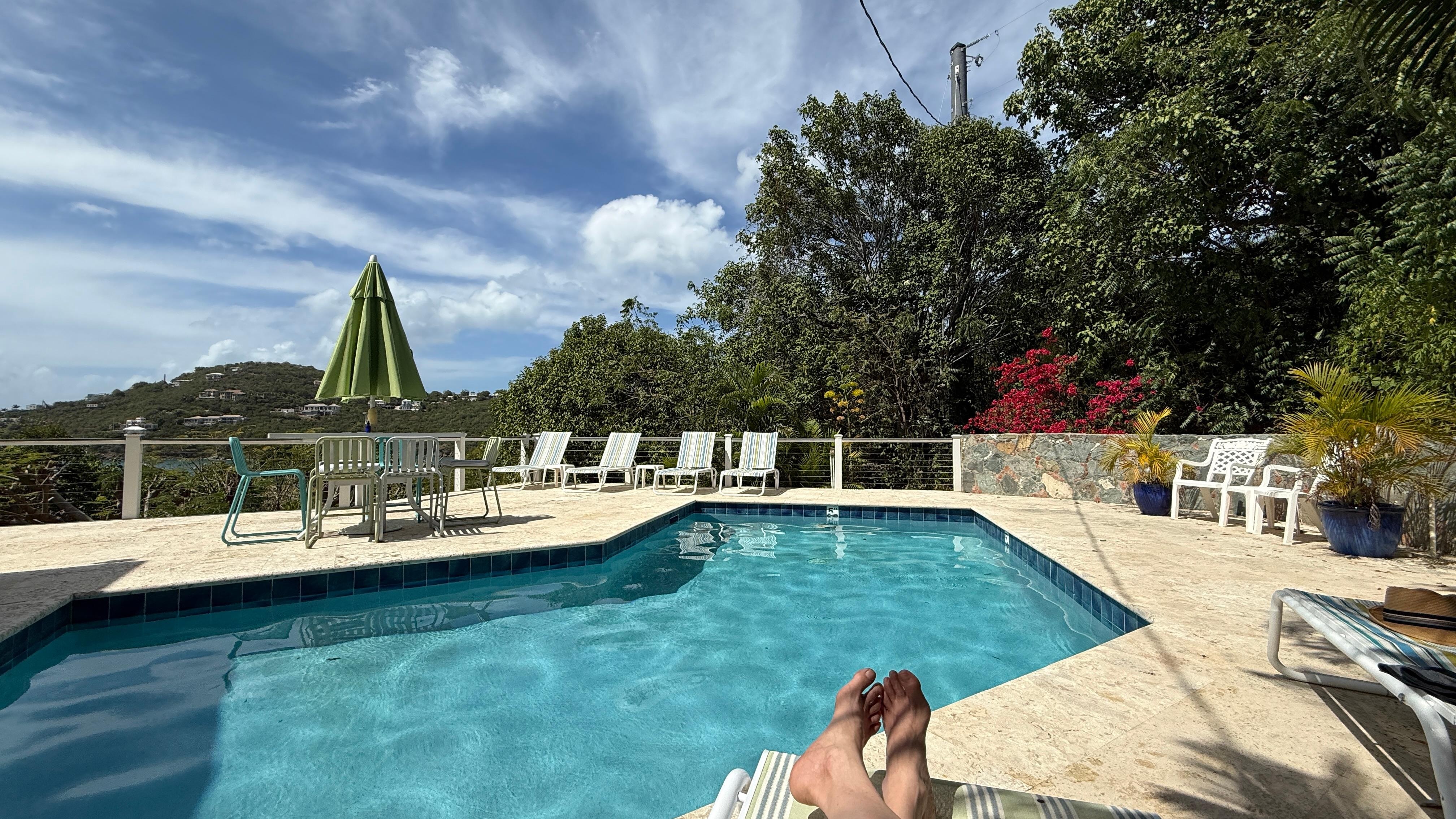 Poolside chillin