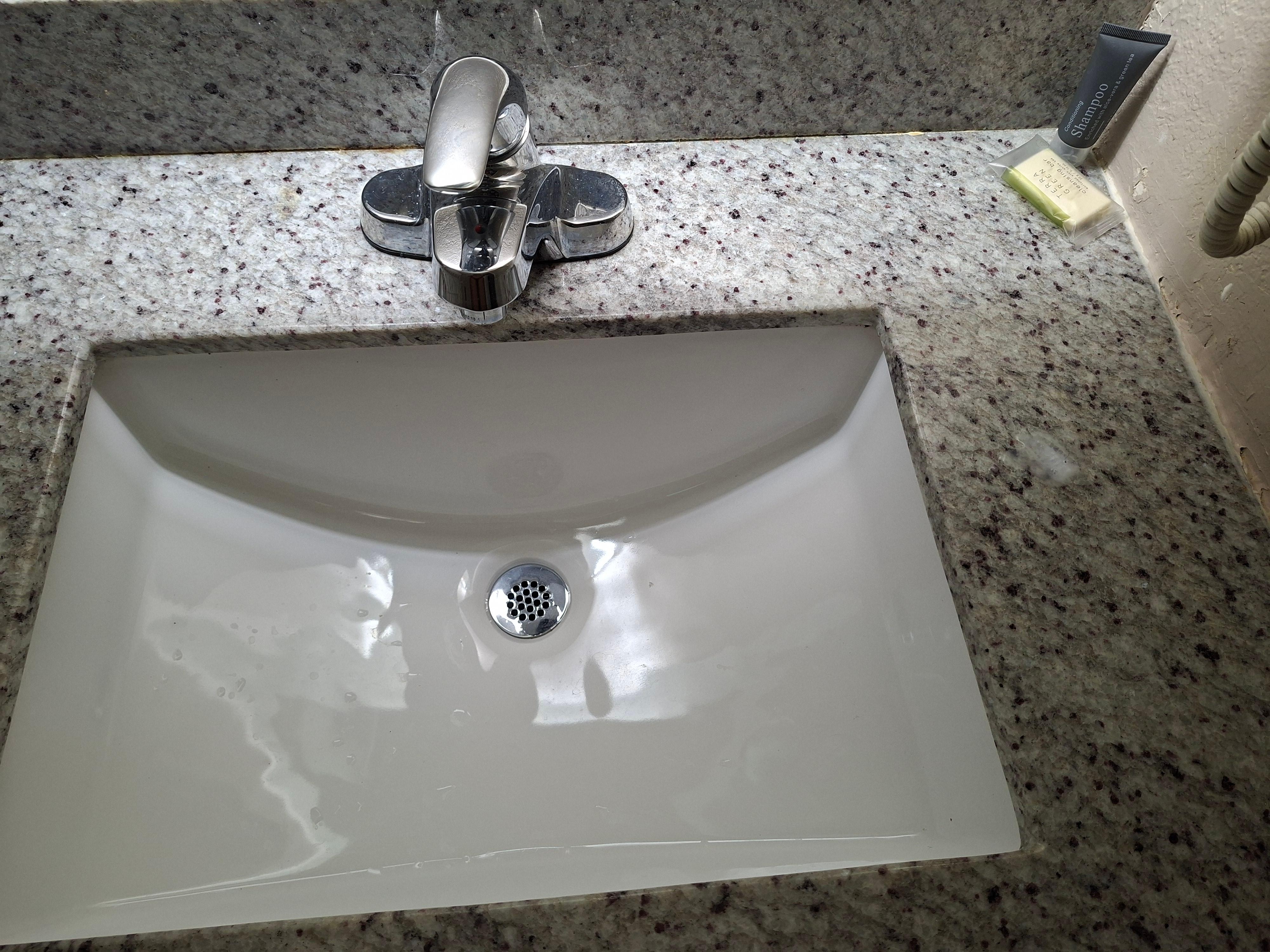 I'm so glad I brought my own toiletry bag. If I didn't, who in the world can take a bath with that small soap? There were no other toiletries to use.