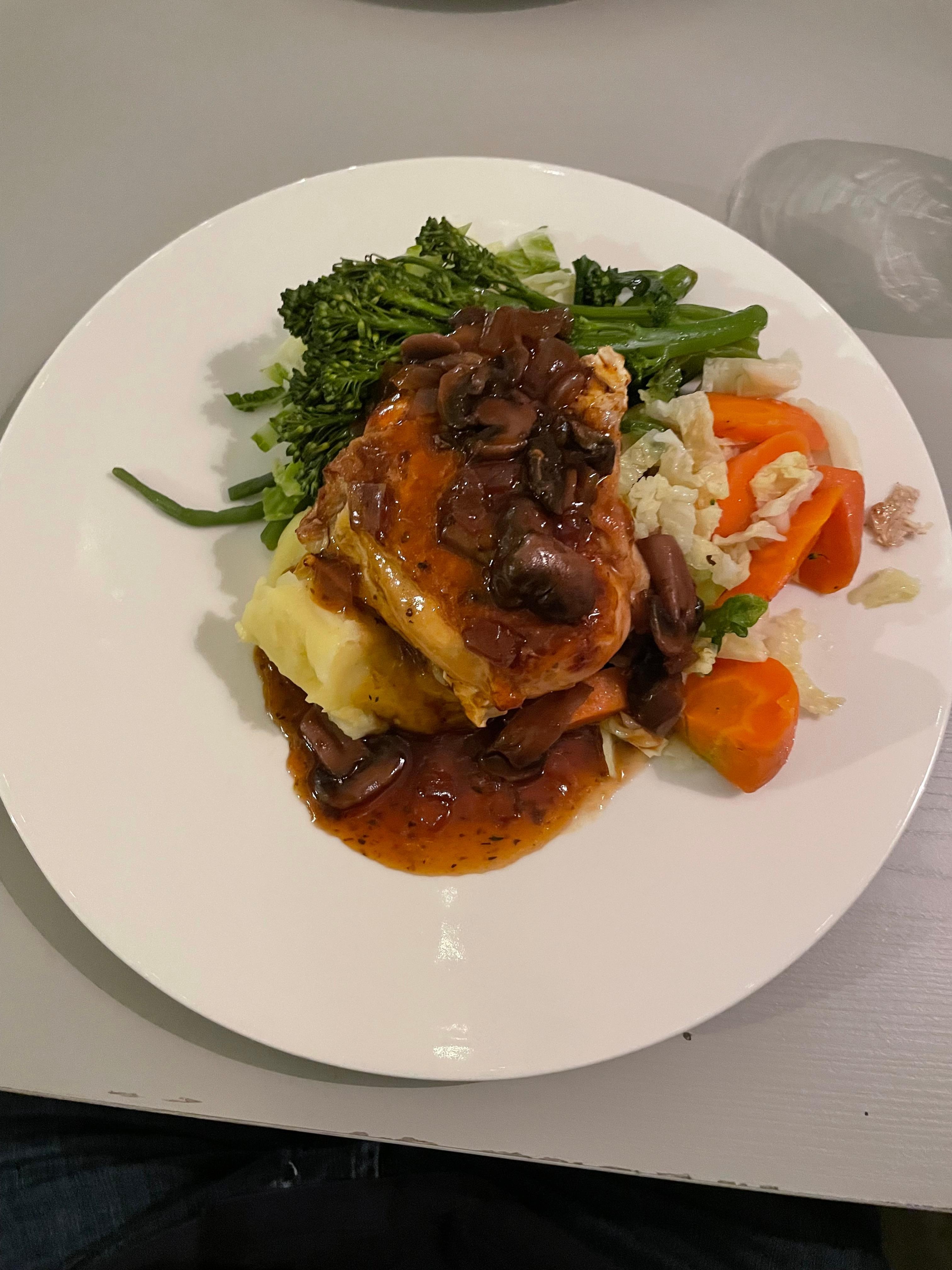 Dinner in the restaurant 