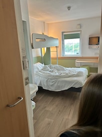 This was the room after our stay