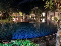 Pool at night