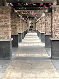 Outside patio corredor