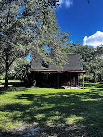 Back view of the house.