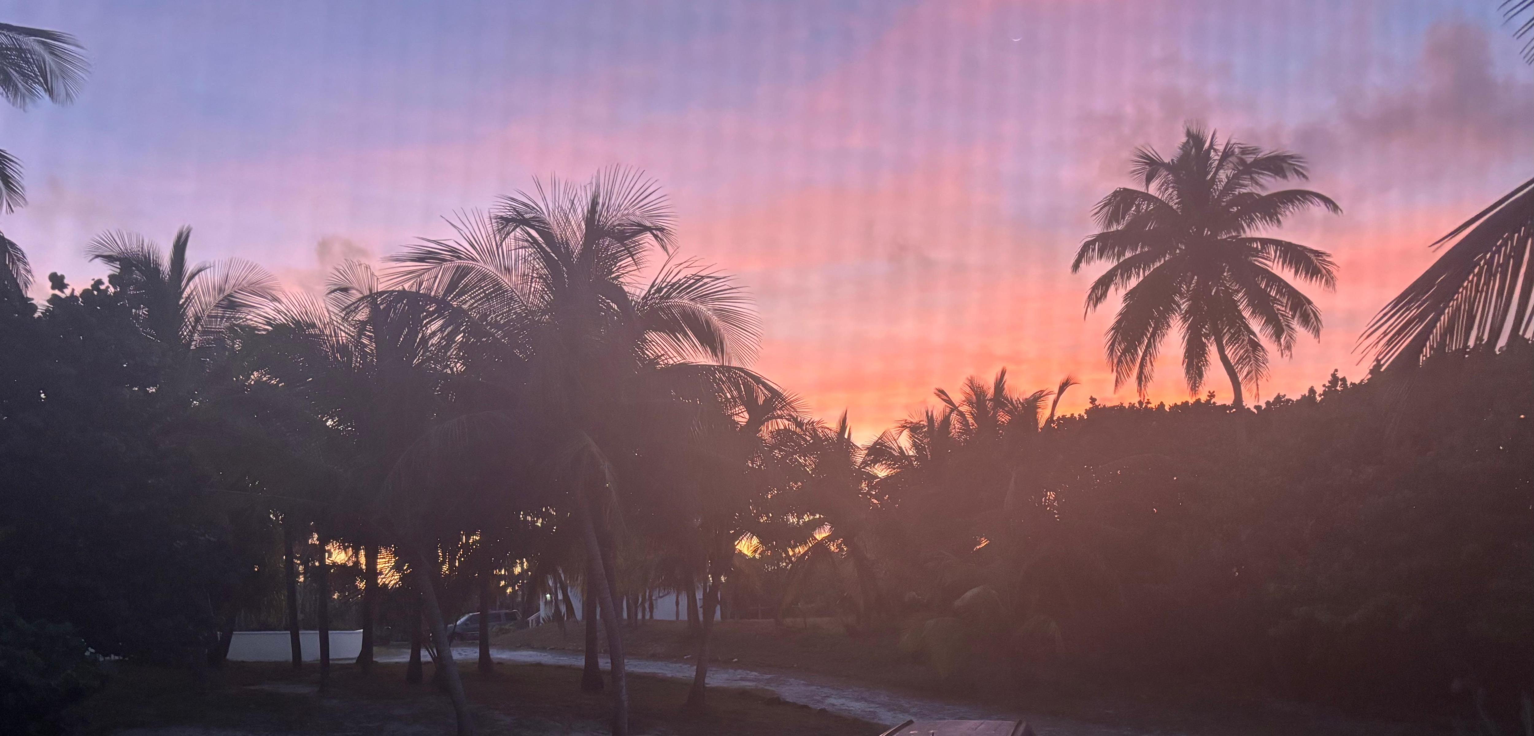 Sunrise from the back side