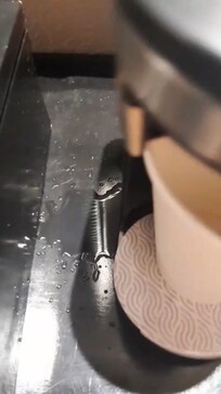 Cafetera descompuesta - tiró toda el agua