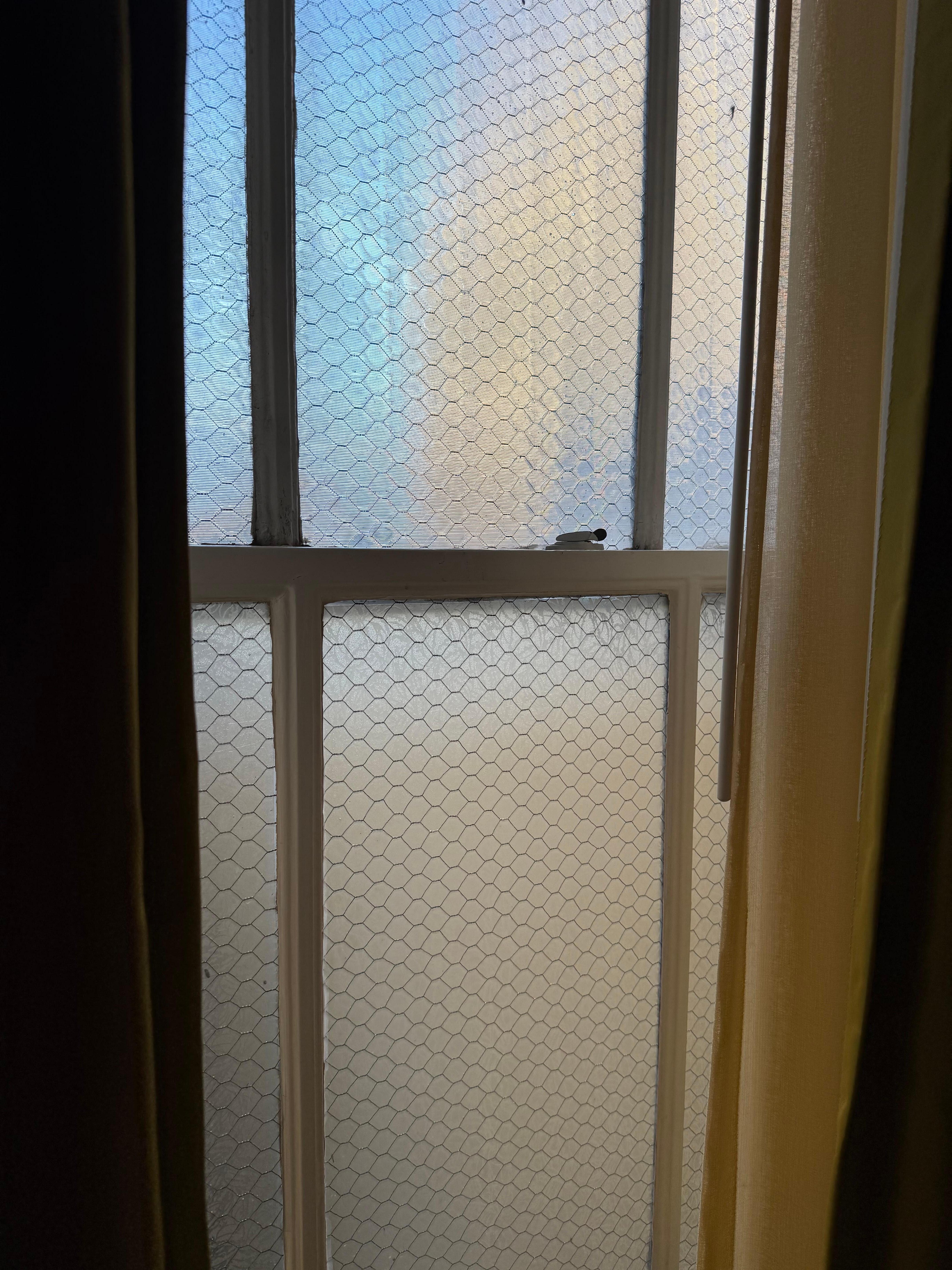 Prison like windows - no view, just loud air-conditioning but hot room...