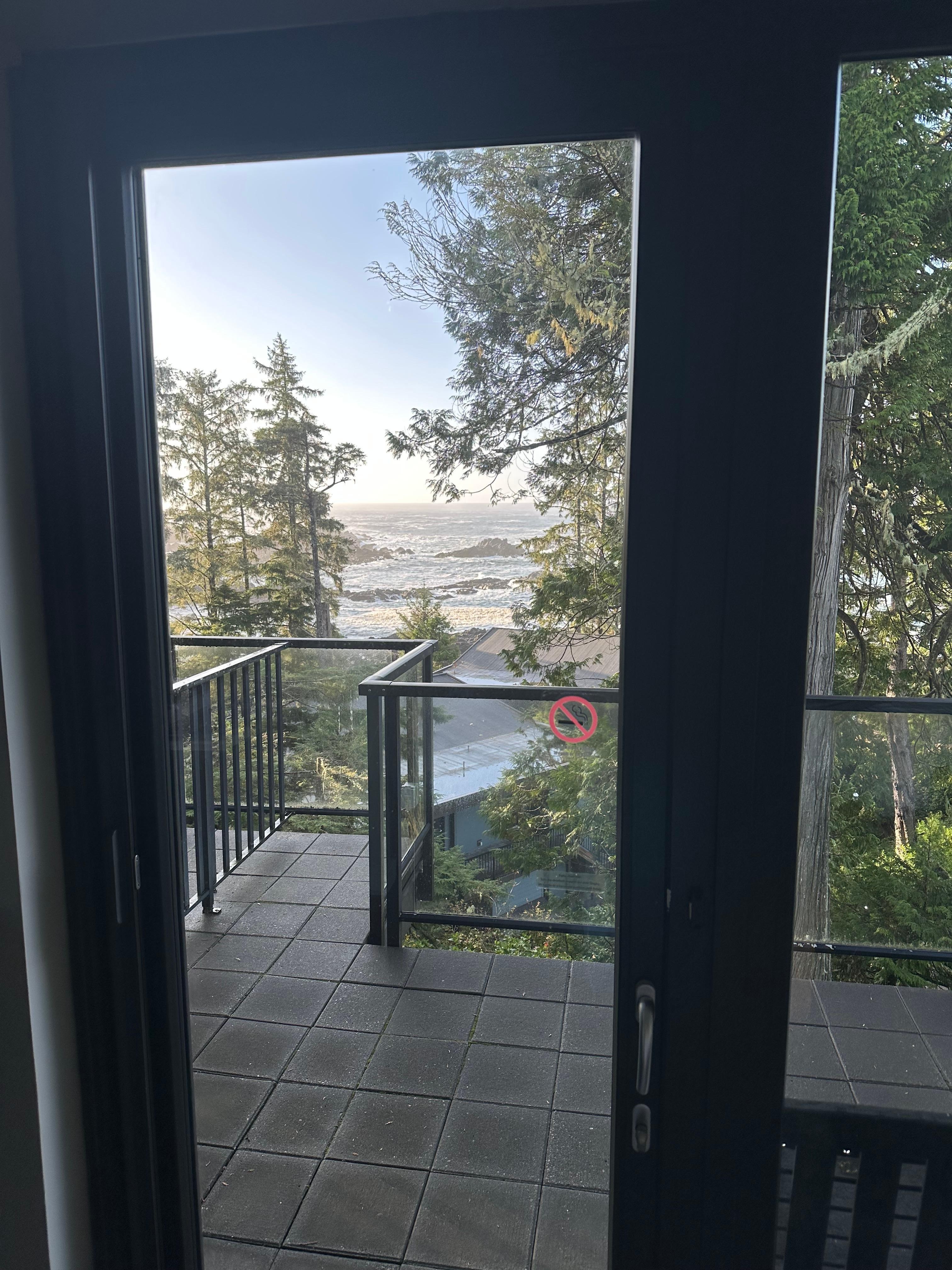 View from the balcony