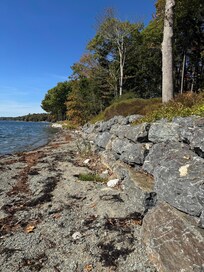 The beach down from the back porch.