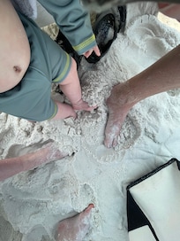 Toes in the Sand.