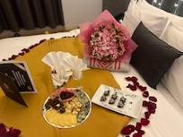 Our anniversary set up