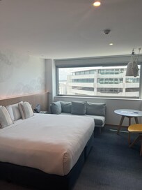 Comfy room with blackout shades