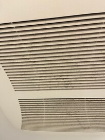 Dust in bathroom