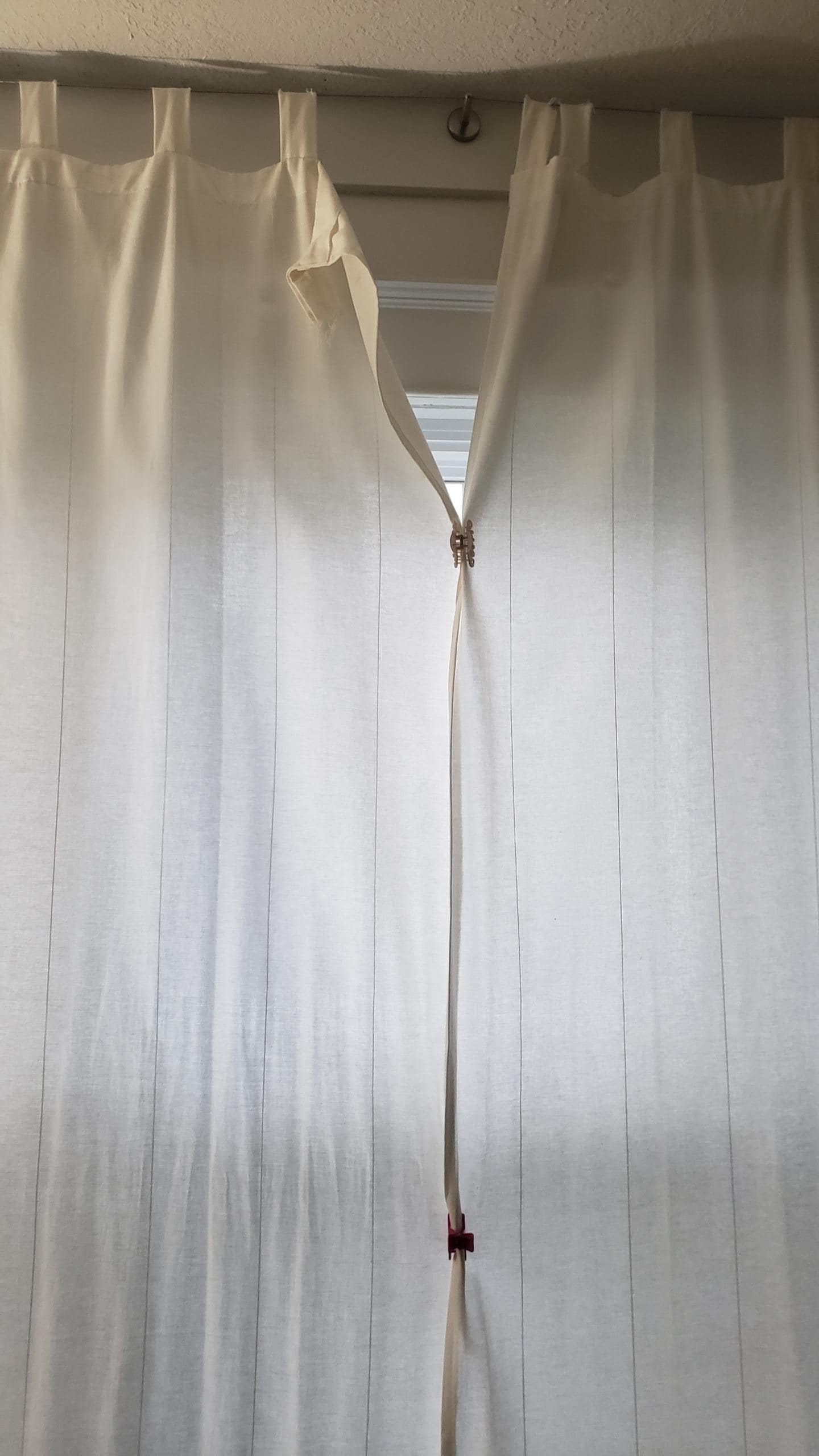 Torn curtains