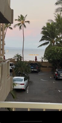 View of the ocean from the balcony