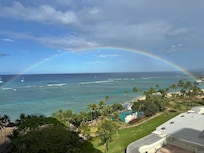 ラナイから見えたレインボー🌈がとても綺麗でした