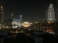 Vista do quarto
Show das águas dançantes.