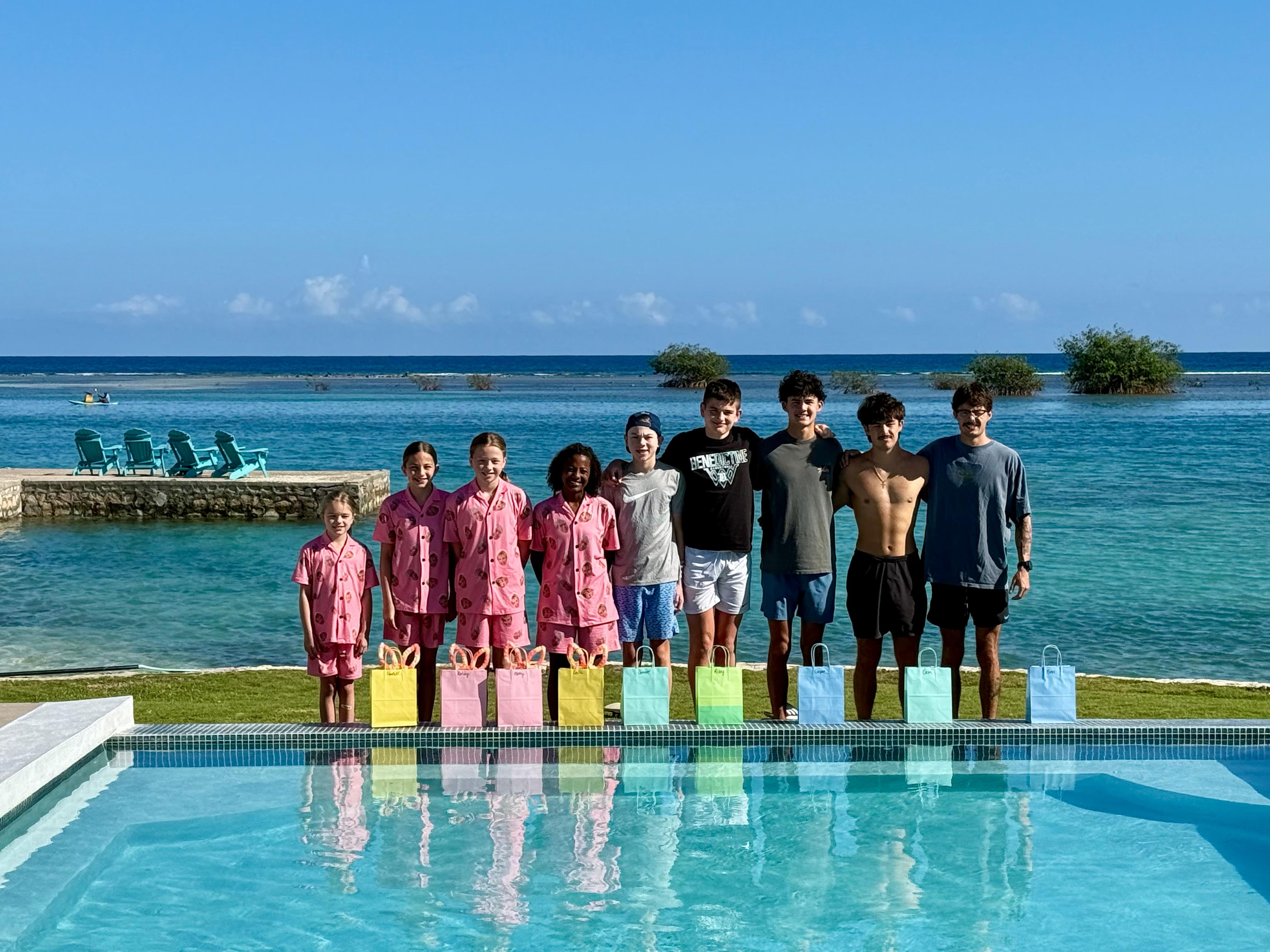 Pre Easter Egg hunt for the Grandkids. 