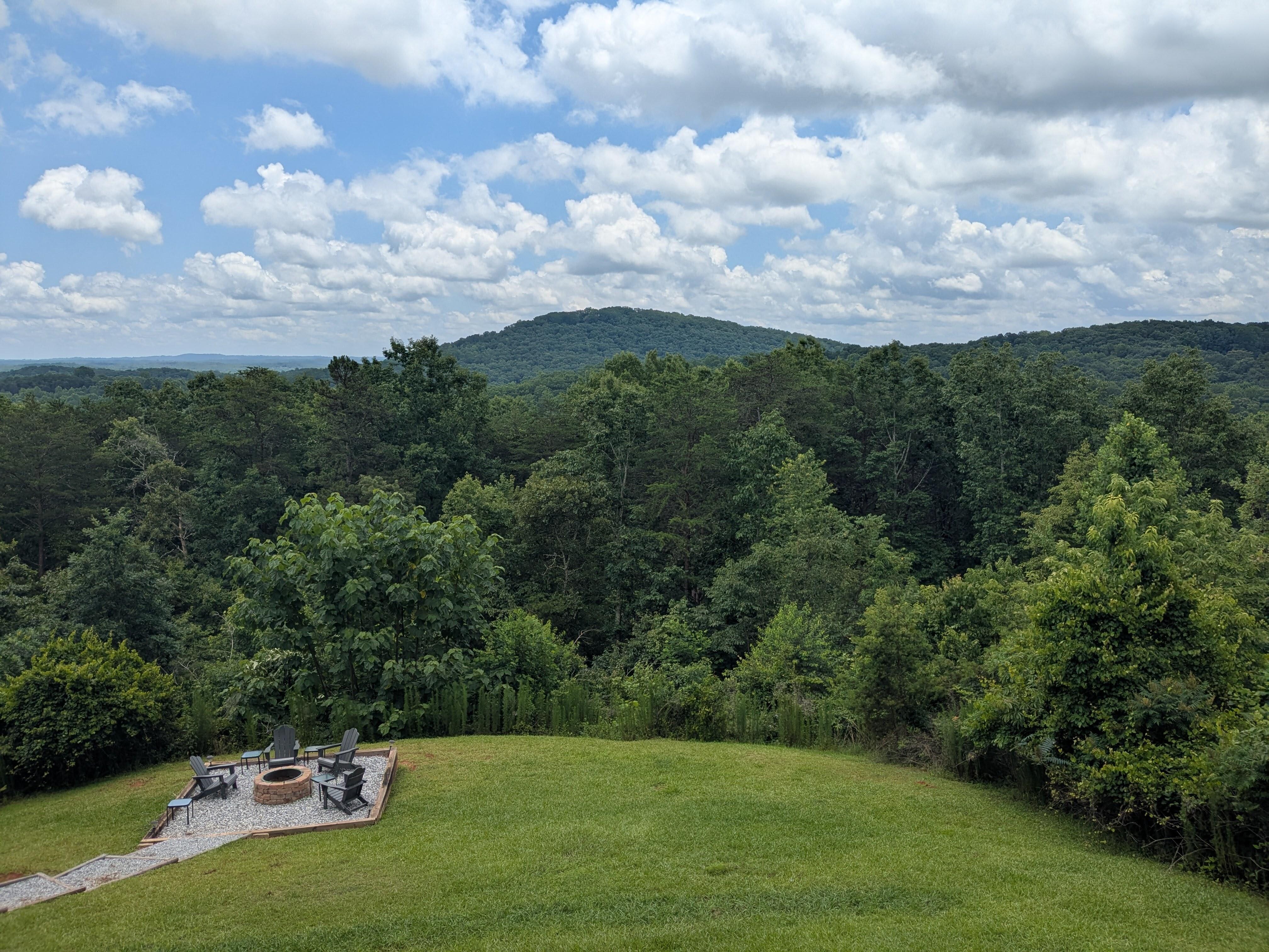 Wonderful view from back porch!