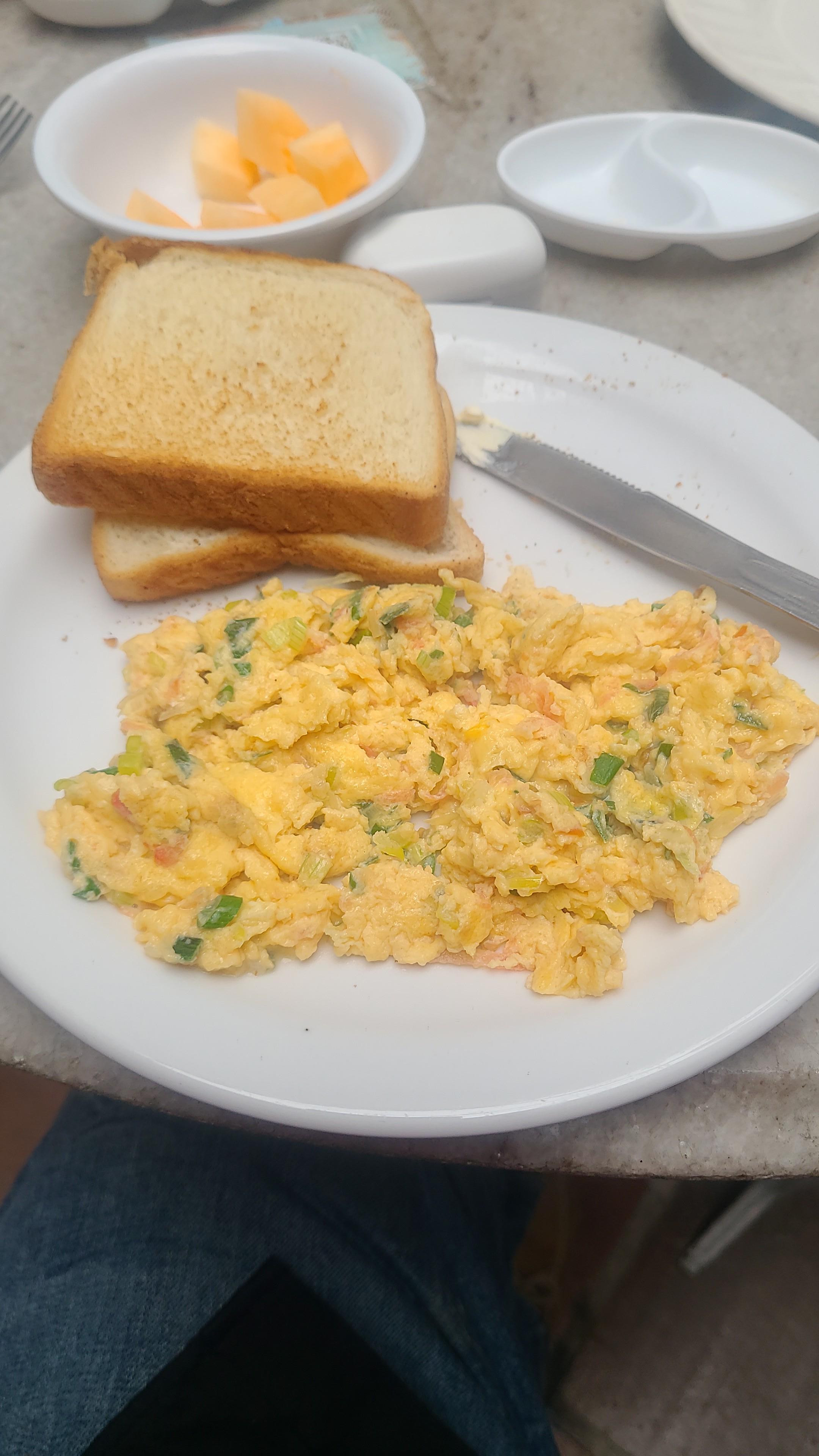 Hot breakfast